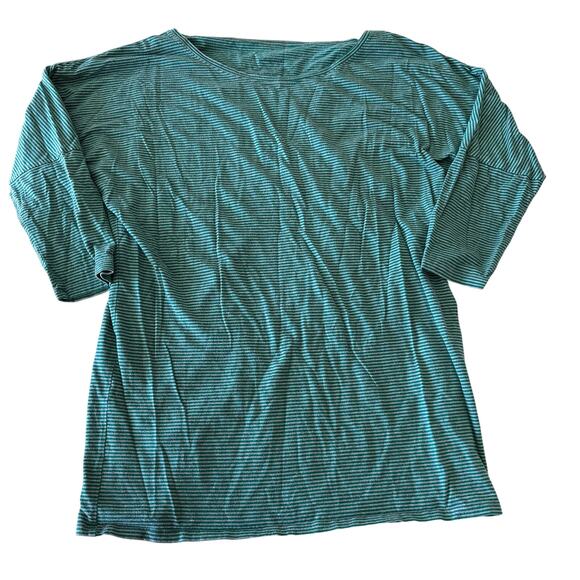 Patagonia Tops - Patagonia Teal Striped Women's Top - Great Condition!
